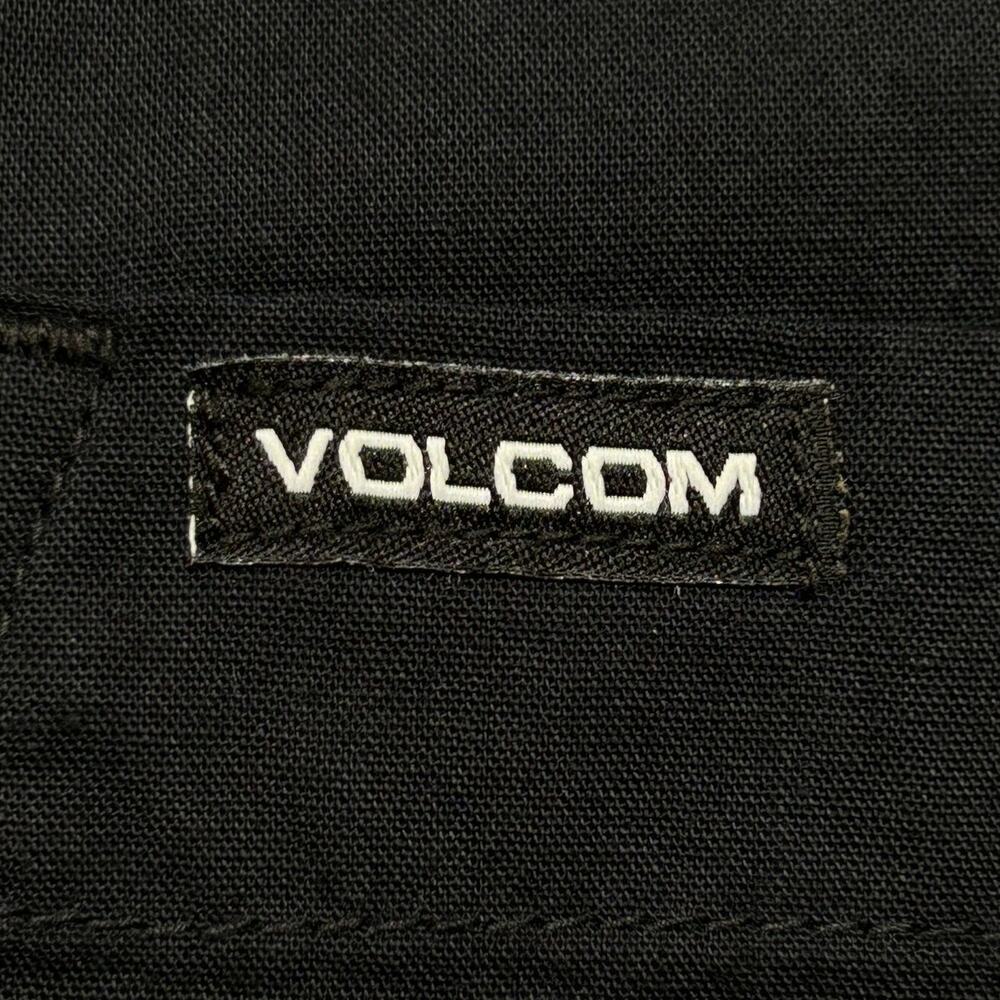 Volcom Men's Patterson Short Sleeve Button Up Shirt Black Geometric Stone L - Picture 5 of 9